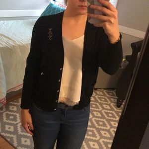 Juicy Embroidered Cardigan Sweater